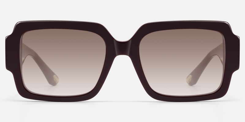 Axis - Burgundy Gradient Tint Sunglasses | Vooglam