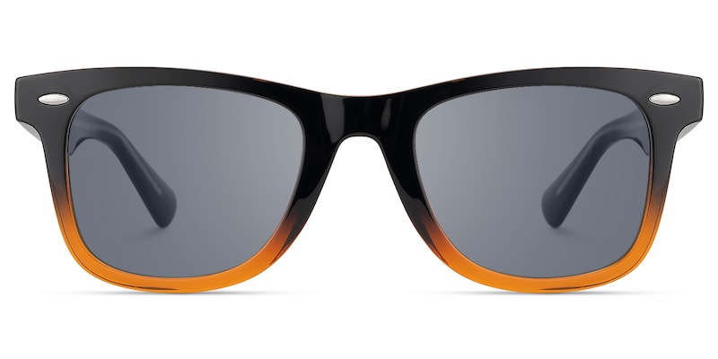Nadia - Rectangle Two-tone Sunglasses