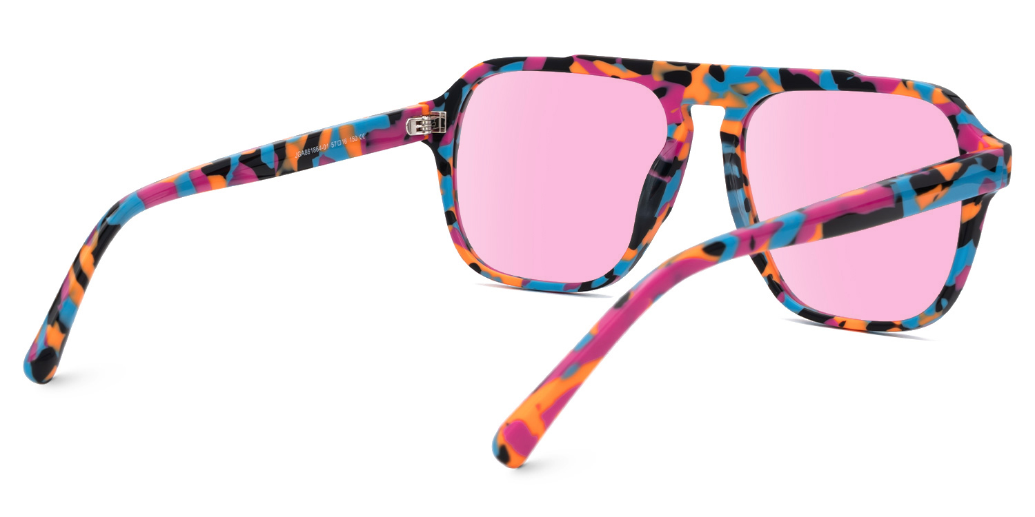 Sosa - Aviator Multicolor Sunglasses - 3