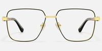 Griot - Square Black Eyeglasses | Vooglam Angle View