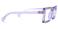 Pandeia - Rectangle Purple Eyeglasses | Vooglam 