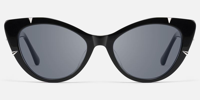 Slay - Cat Eye Black Sunglasses