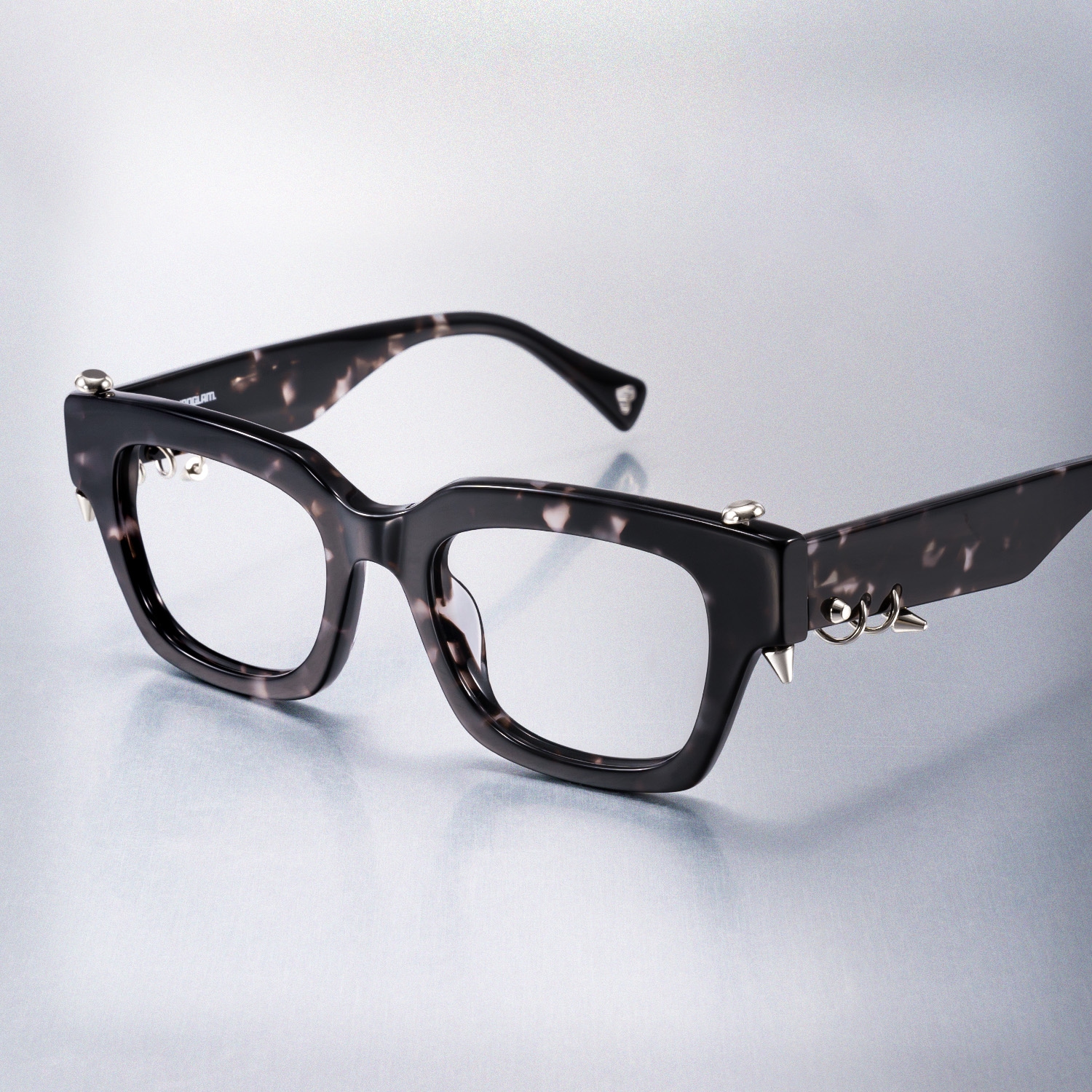 Sabrina - Rectangle Tortoise Eyeglasses - 1