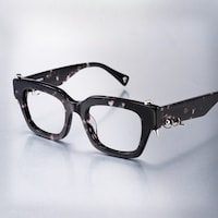 Sabrina - Rectangle Tortoise Eyeglasses - 1