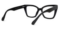 Efrem - Cat Eye Black Eyeglasses | Vooglam Side View