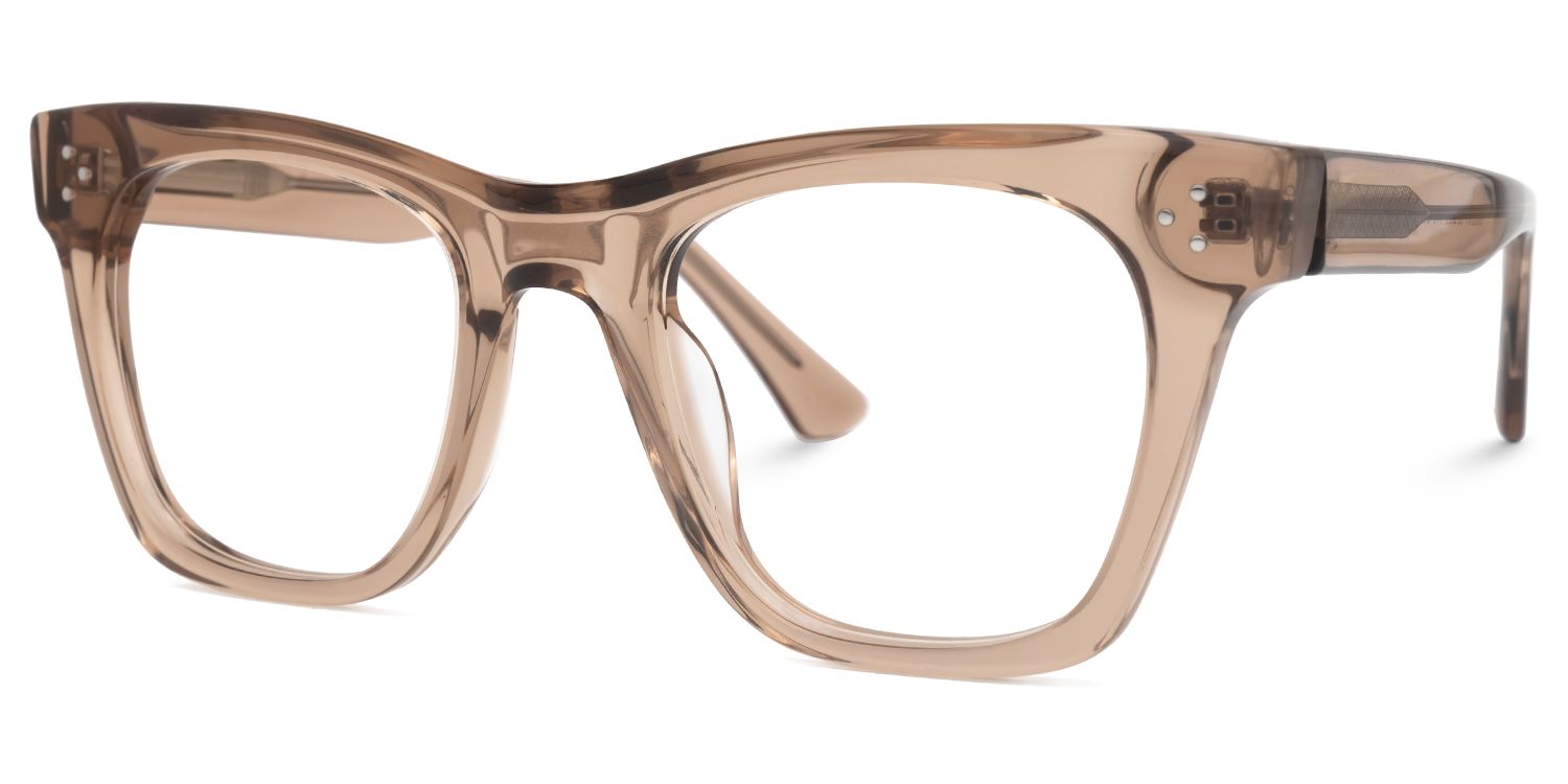Ehawee - Cat Eye Champagne Eyeglasses | Vooglam Front View