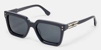 Cavalier - Rectangle Grey Sunglasses