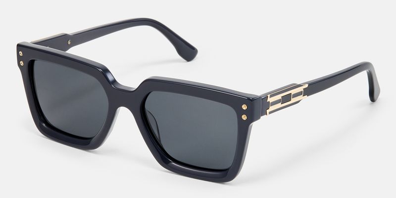 Cavalier - Rectangle Grey Sunglasses