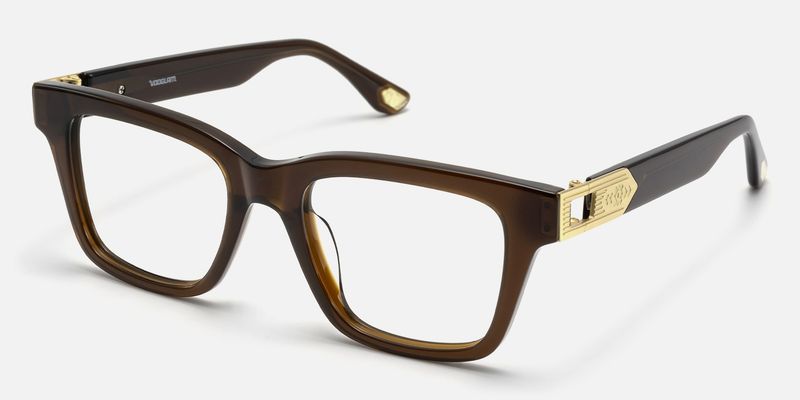 Legacy - Rectangle Brown Eyeglasses