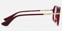 Marfa - Red Square Aviator Sunglasses | Vooglam Side View