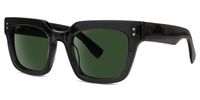 Dawid - Rectangle Grey Sunglasses | Vooglam Front View