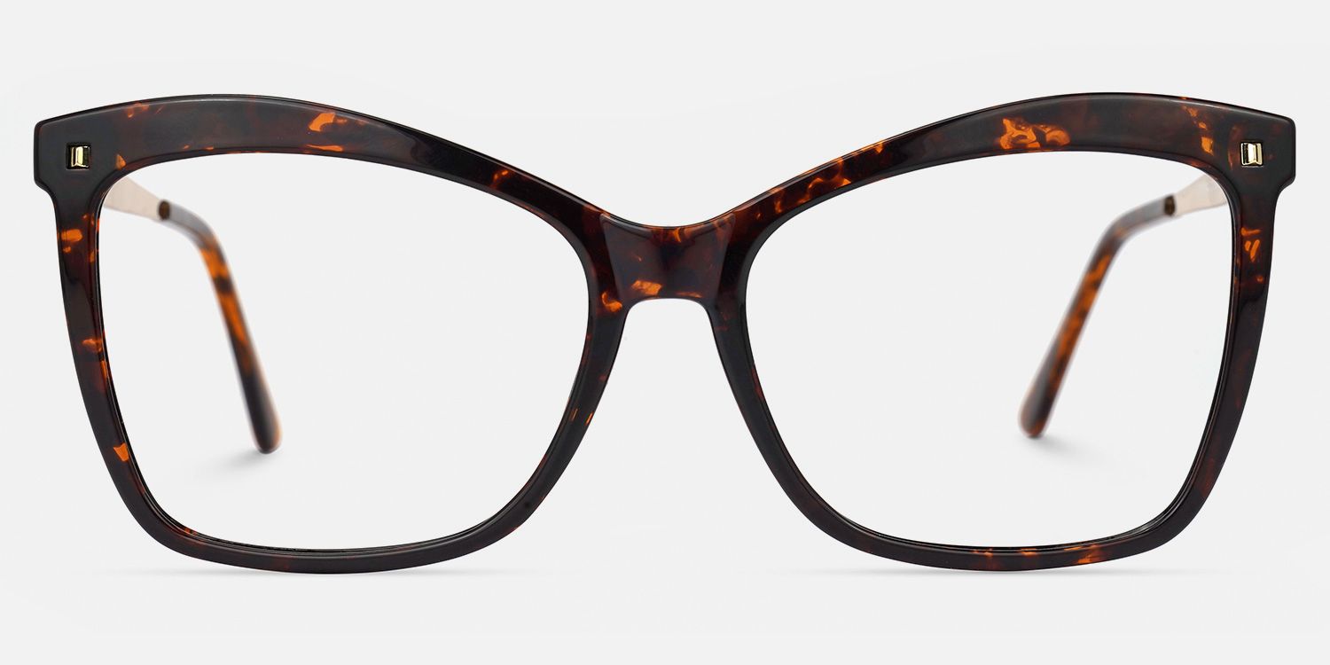 Trendy Libby Tortoise Butterfly-Shaped Glasses | Vooglam product detail 2