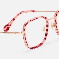 Sundance - Square Pattern Eyeglasses | Vooglam Design Details