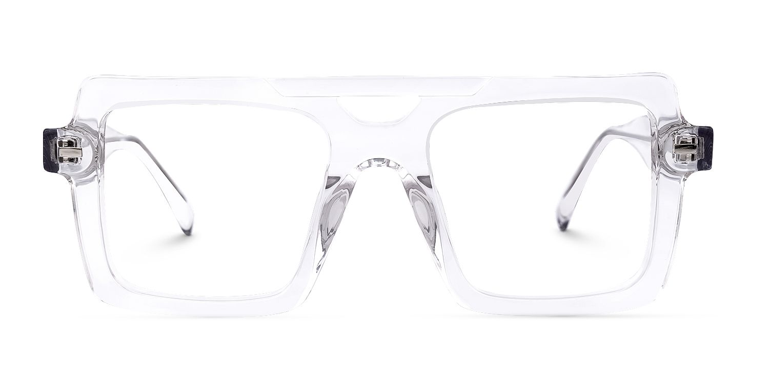 Irwin - Aviator Crystal Eyeglasses | Vooglam Angle View