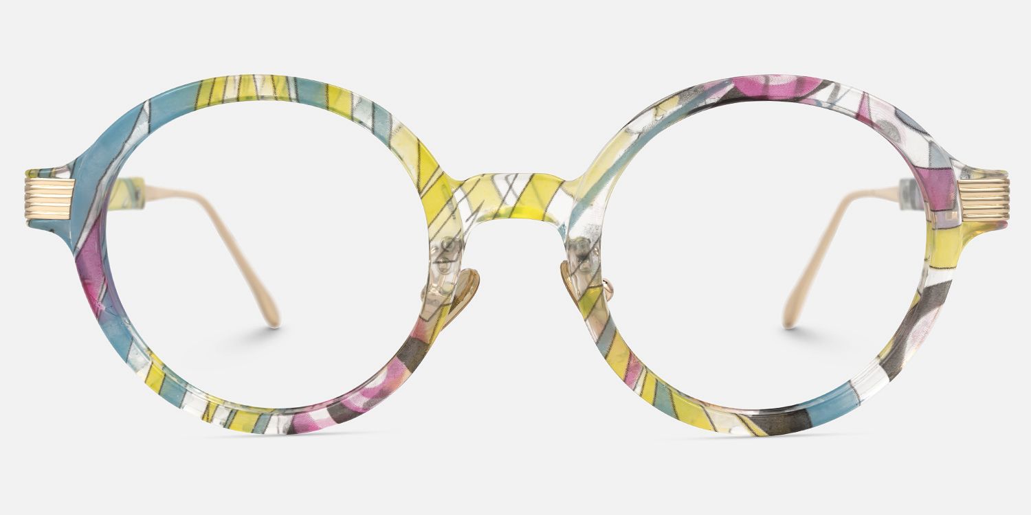 Dylan - Round Multicolor Eyeglasses product detail 2