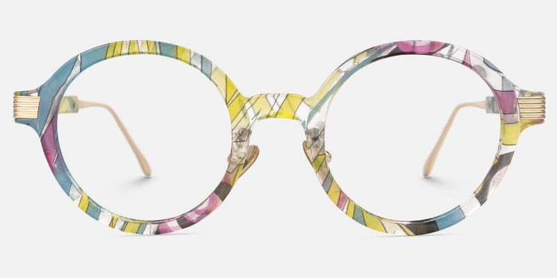 Dylan - Round Multicolor Eyeglasses