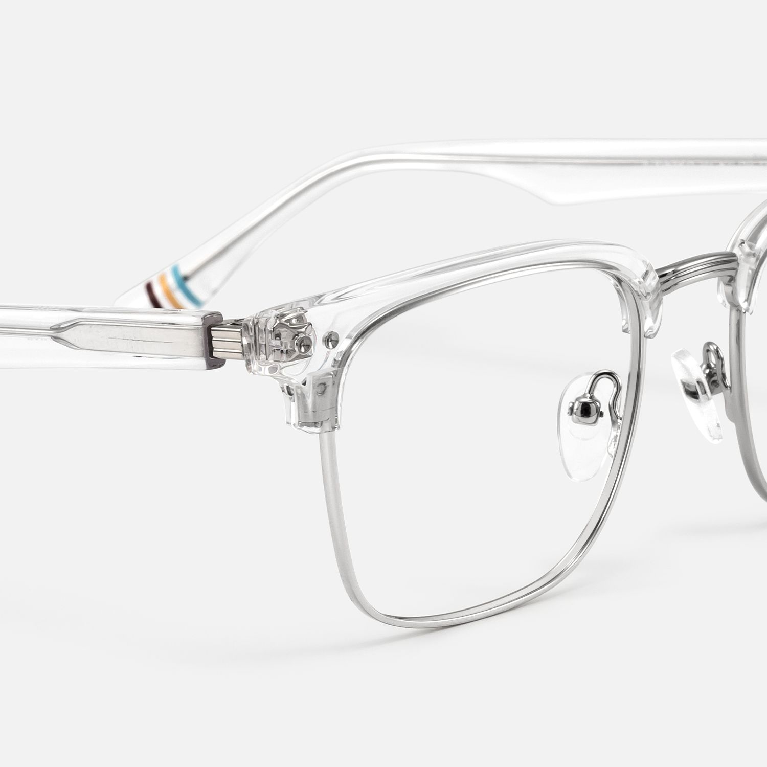 vooglam clear glasses for men's minimalist aesthetics