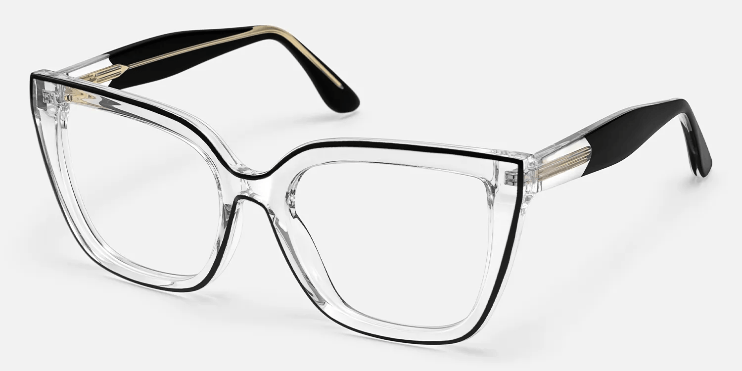 transparent tr90 butterfly glasses