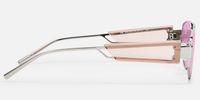 Orbit - Aviator Silver Sunglasses | Vooglam Side View
