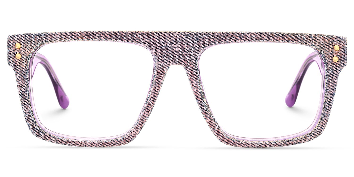 Najinca - Rectangle Pink Eyeglasses product detail 2