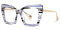 Felicitas - Butterfly Multicolor Eyeglasses | Vooglam Front View