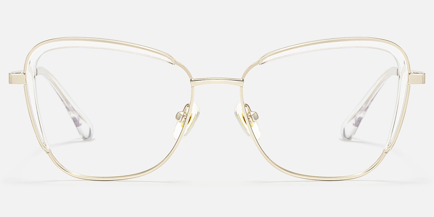 Haze - Butterfly Transparent Eyeglasses | Vooglam Angle View