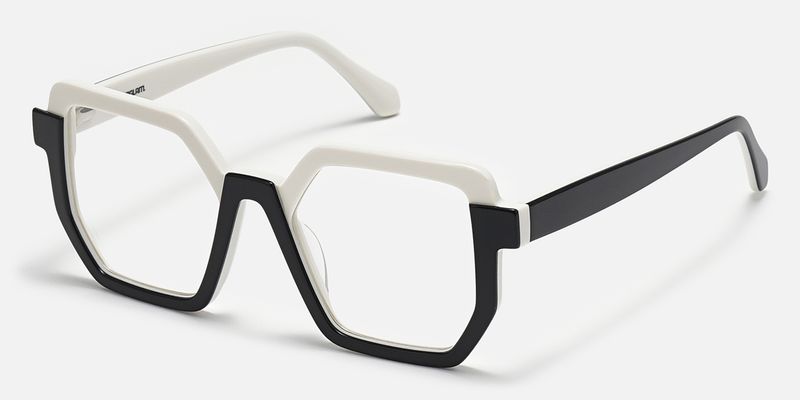 Mixon - Unique Black & White Designer Glasses