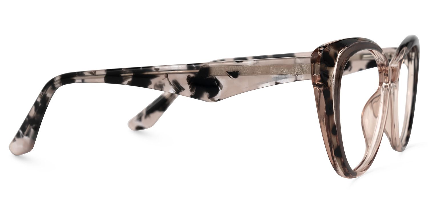 Ekundayo - Cat Eye Brown/Tortoise Eyeglasses | Vooglam 4