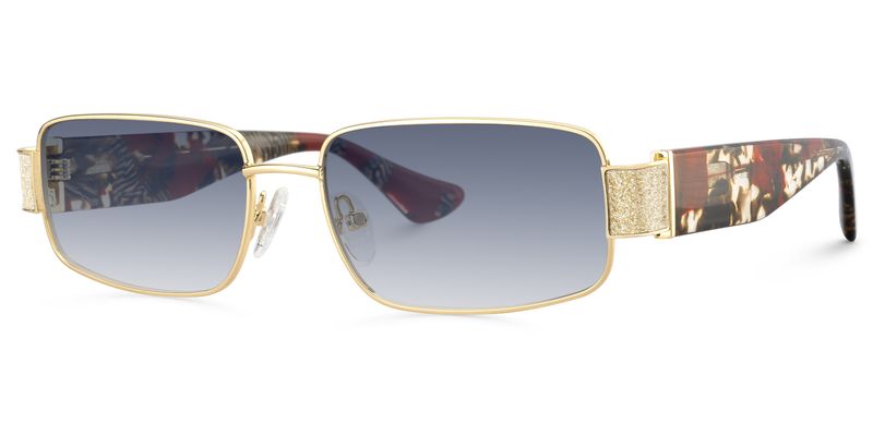 Alexandra - Rectangle Floral Sunglasses