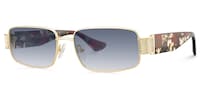 Alexandra - Rectangle Floral Sunglasses - 2