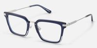 Kassel - Rectangle Blue Eyeglasses
