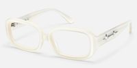 Prism - Rectangle White Eyeglasses