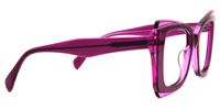 Cheyenne - Rectangle Purple Eyeglasses | Vooglam 