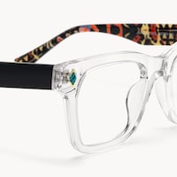 Adinkra - Square Transparent Eyeglasses - 6