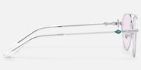 Aegis - Light Purple Tint Aviator Glasses | Vooglam Side View
