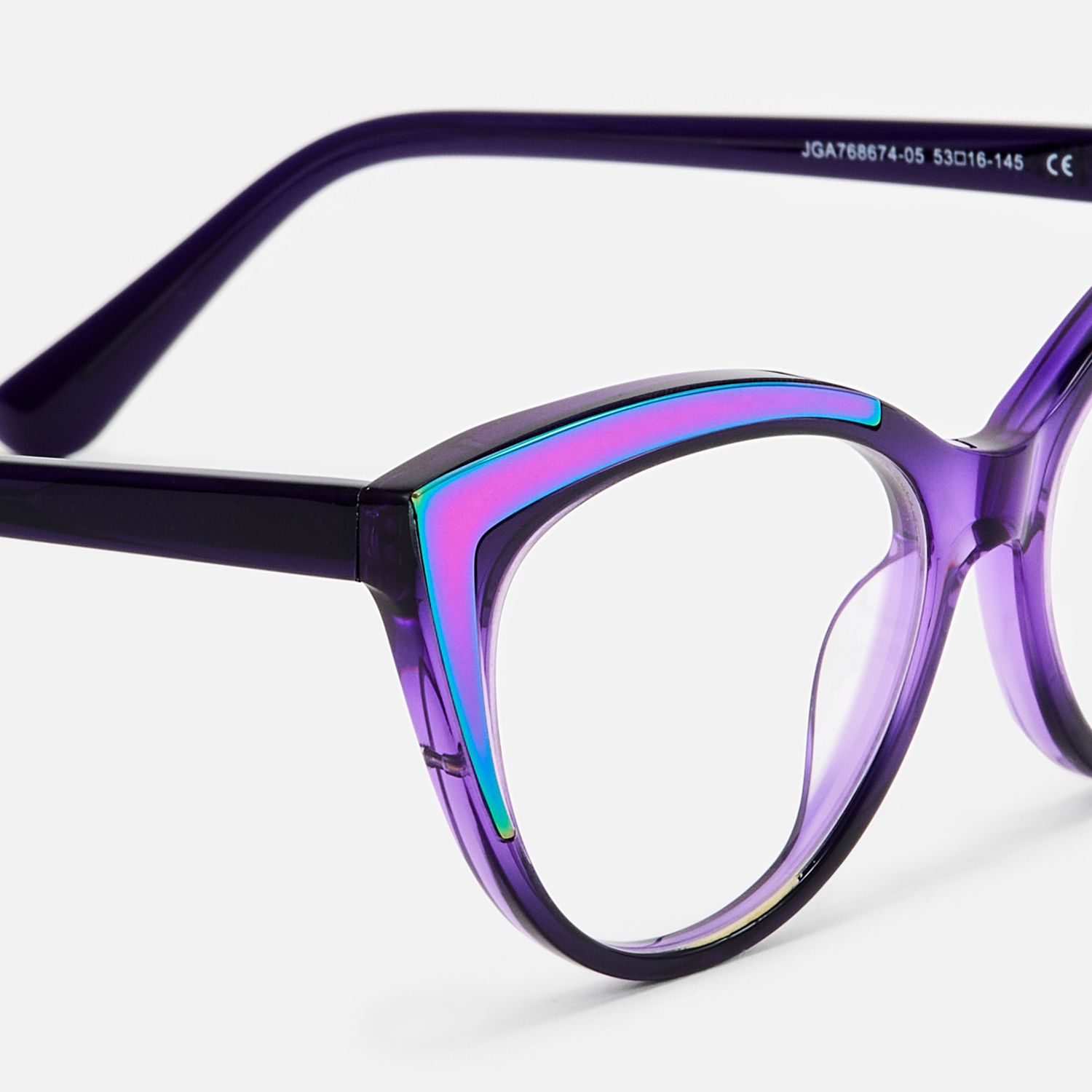 Langley - Cat Eye Purple Eyeglasses product detail 4