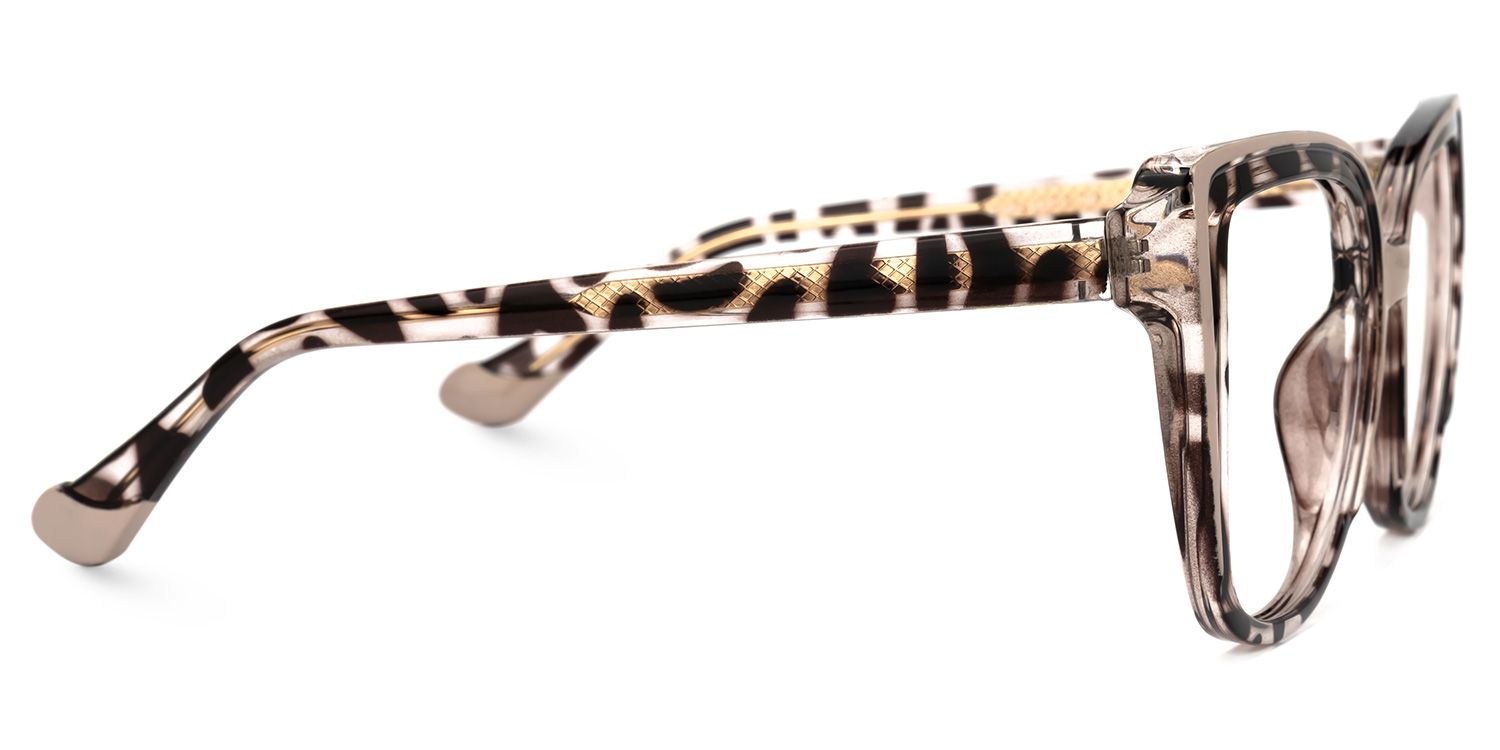 Darena - Cat Eye Brown/Tortoise Eyeglasses | Vooglam 4