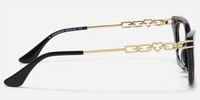 Siren - Cat Eye Two-tone Eyeglasses | Vooglam Side View