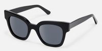 Vanguard - Square Black Sunglasses | Vooglam Front View
