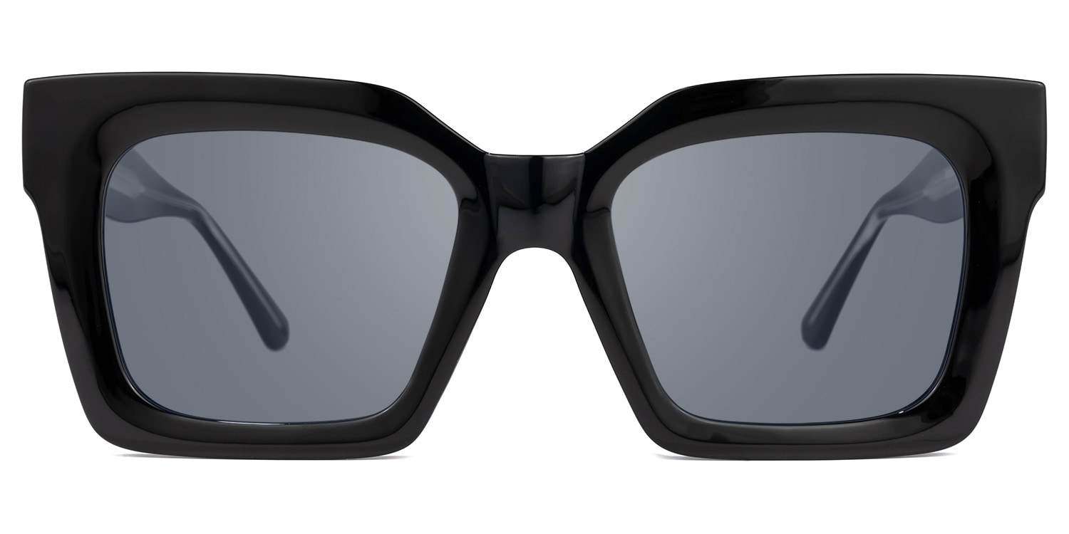Pacheco - Rectangle Black Sunglasses - 1