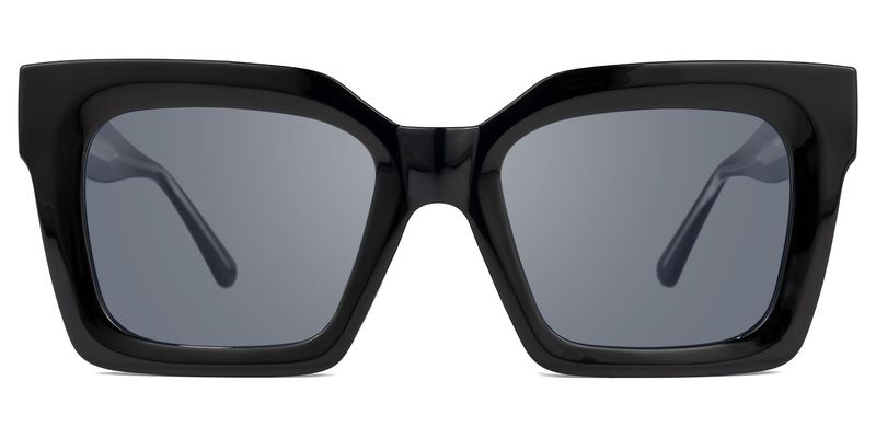Pacheco - Rectangle Black Sunglasses