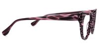 Delara - Cat Eye Purple Eyeglasses | Vooglam 