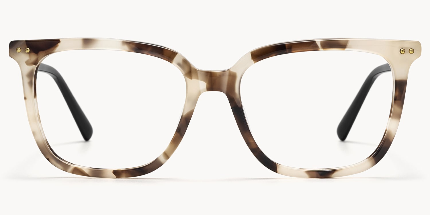 Terra - Square Tortoise Eyeglasses - 1