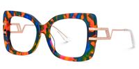 Iakopa - Square Tortoise Eyeglasses | Vooglam Front View