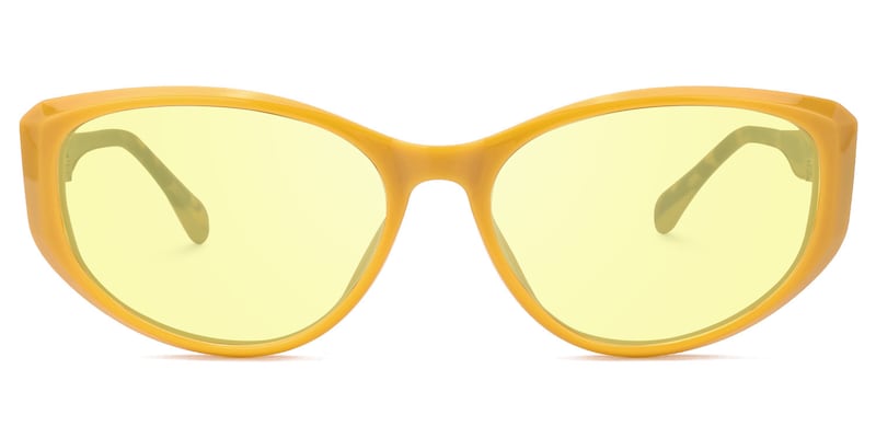 Macsen - Cat Eye Yellow Prescription Sunglasses