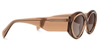 Aura - Cat Eye Champagne Sunglasses - 4