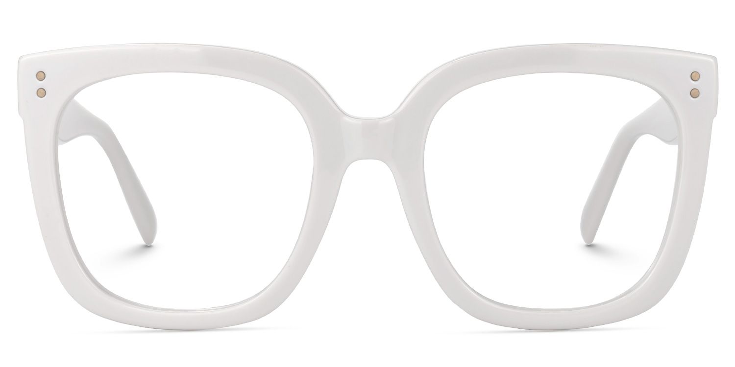 Ellema - Square White Eyeglasses product detail 2