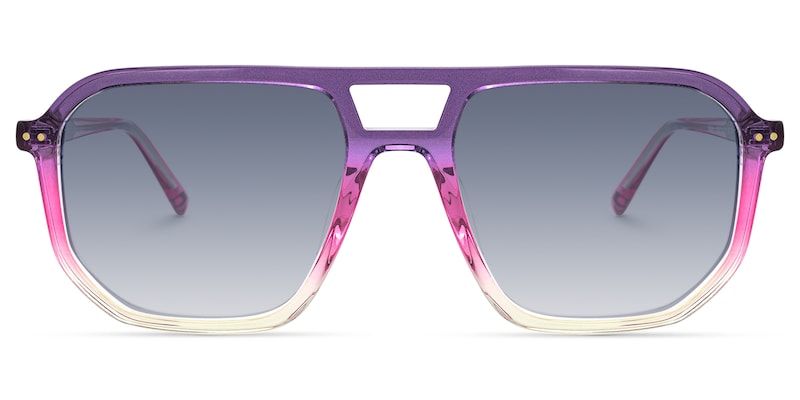 Liam - Aviator Purple Sunglasses