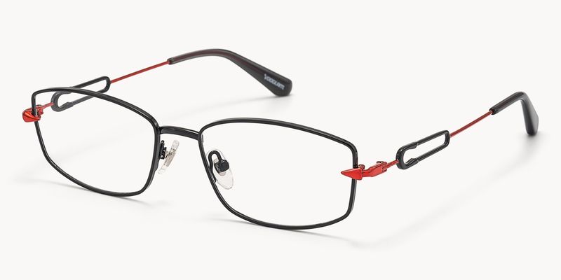 Bladework - Rectangle Black Eyeglasses