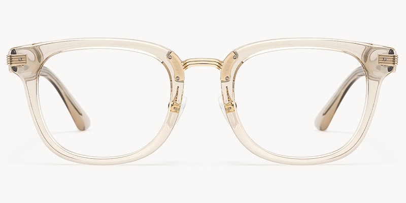 Silenzio - Square Champagne Eyeglasses